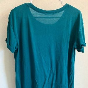 Awake short sleeve teal shirt